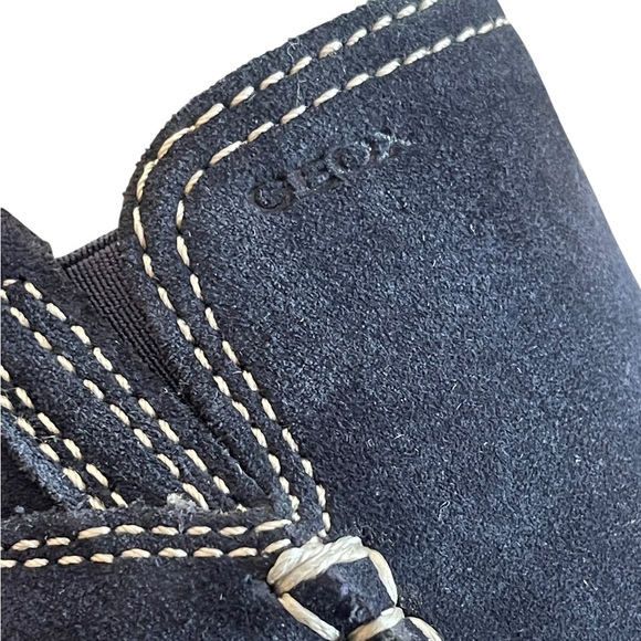 GEOX Respira Men Navy Breathable Italian Patent Suede
Driving Shoes size 43.5 - Picture 11 of 15